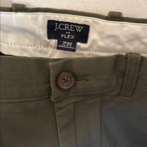 J. Crew Green Chinos Straight-Leg Versatile - Picture 5 of 8